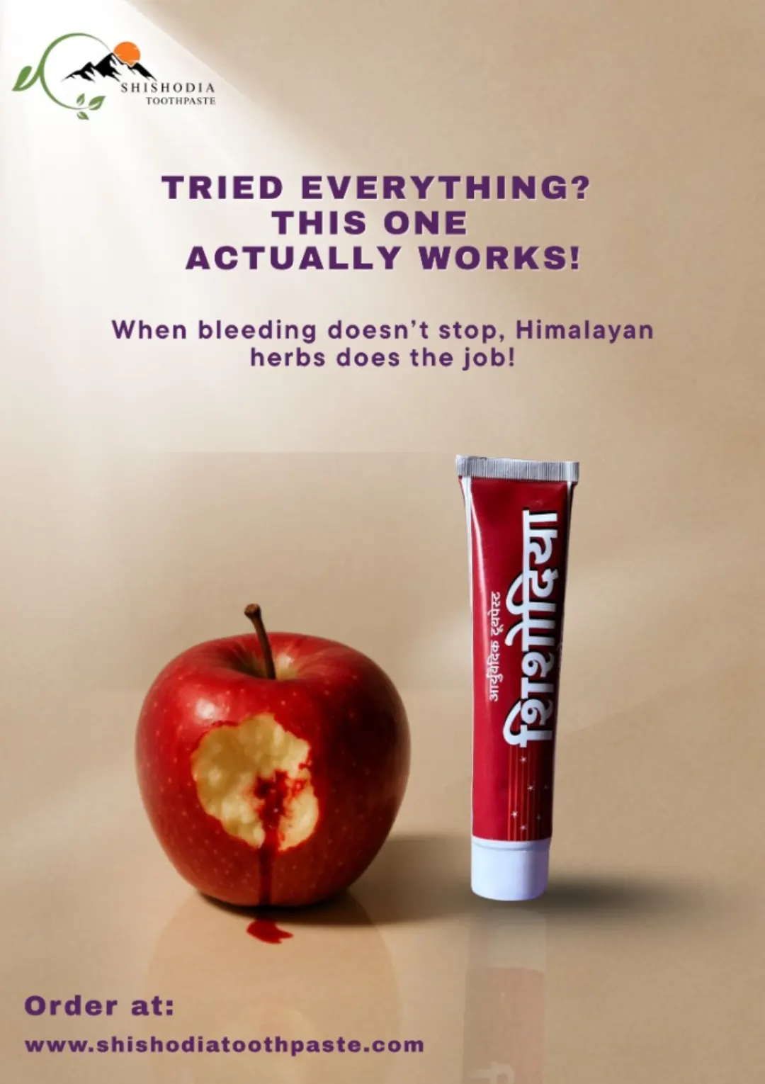Herbal toothpaste for bleeding gums — Shishodia Toothpaste